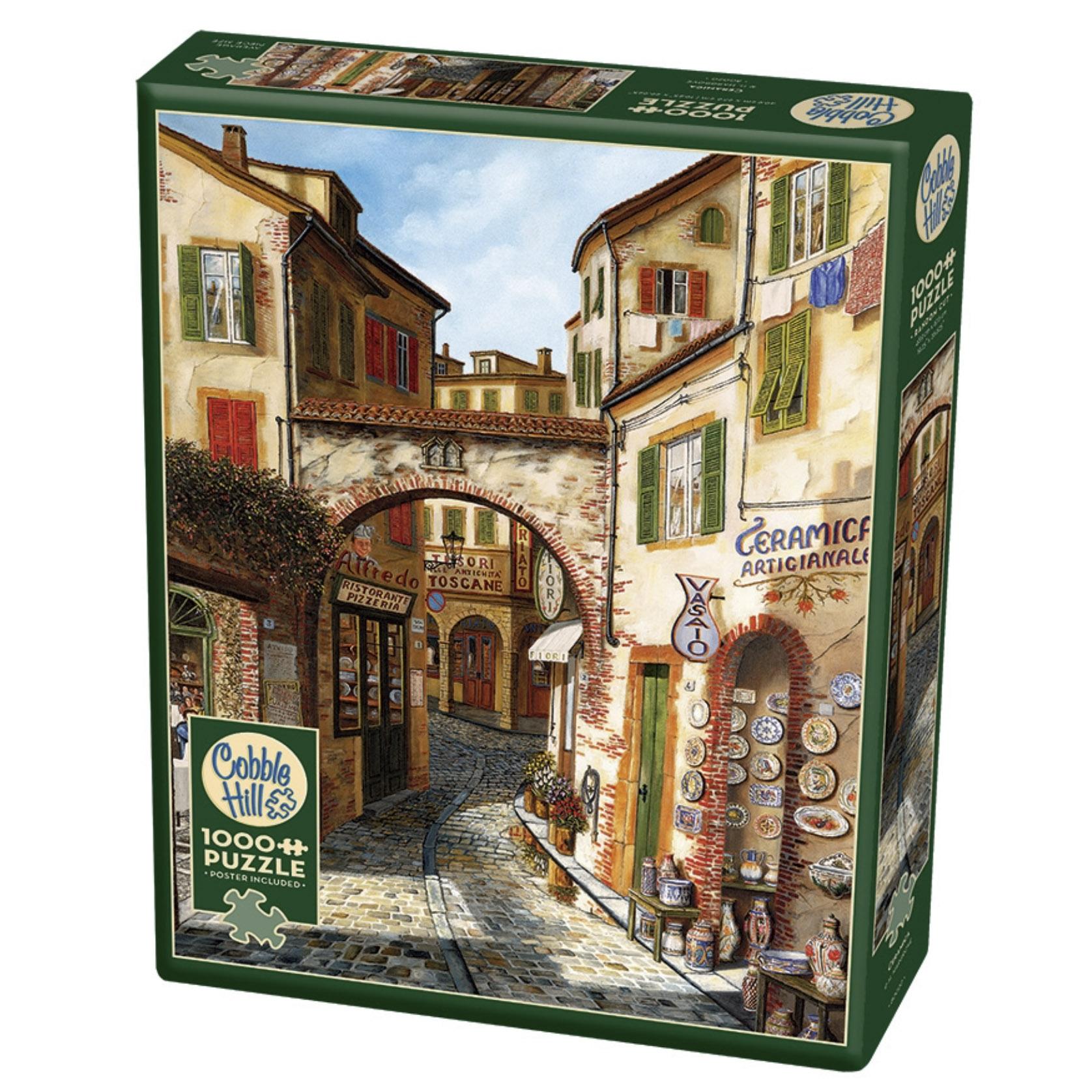 Cobble Hill Ceramica 1000 Piece Puzzle with Poster Included
