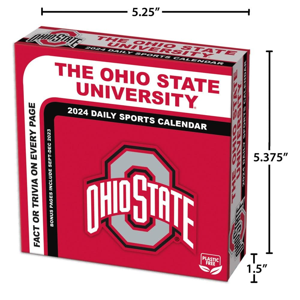 COL Ohio State Buckeyes 2024 Desk Calendar Fifth Alternate Image width=&quot;1000&quot; height=&quot;1000&quot;