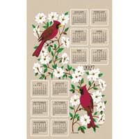 image Dogwood and Cardinal 2027 Calendar Towel Main Product Image