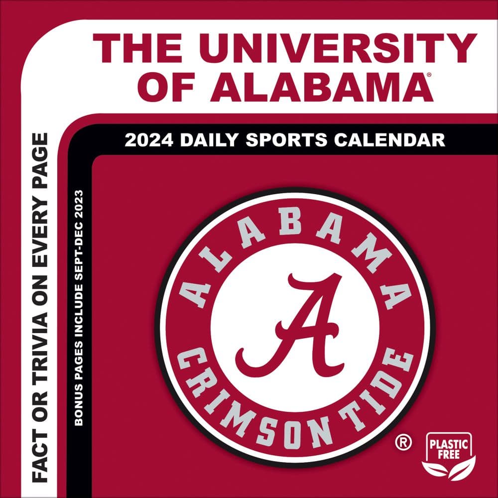 Alabama Crimson Tide 2024 Desk Calendar