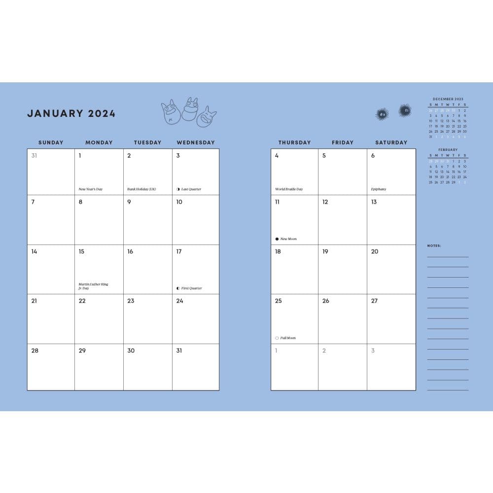 My Neighbor Totoro 2024 Engagement Planner