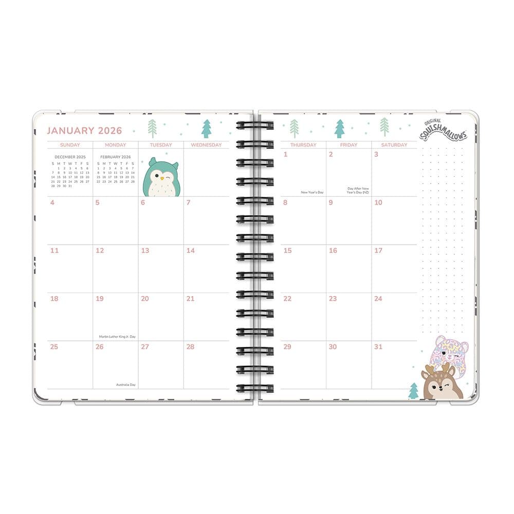 Squishmallows Squish Squad 2026 Planner Third Alternate Image