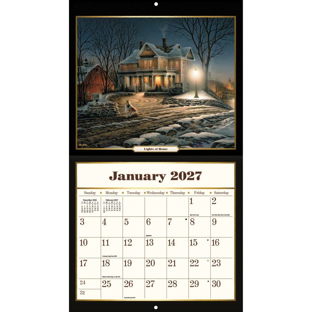 Terry Redlin Special Edition 2027 Wall Calendar Second Alternate Image