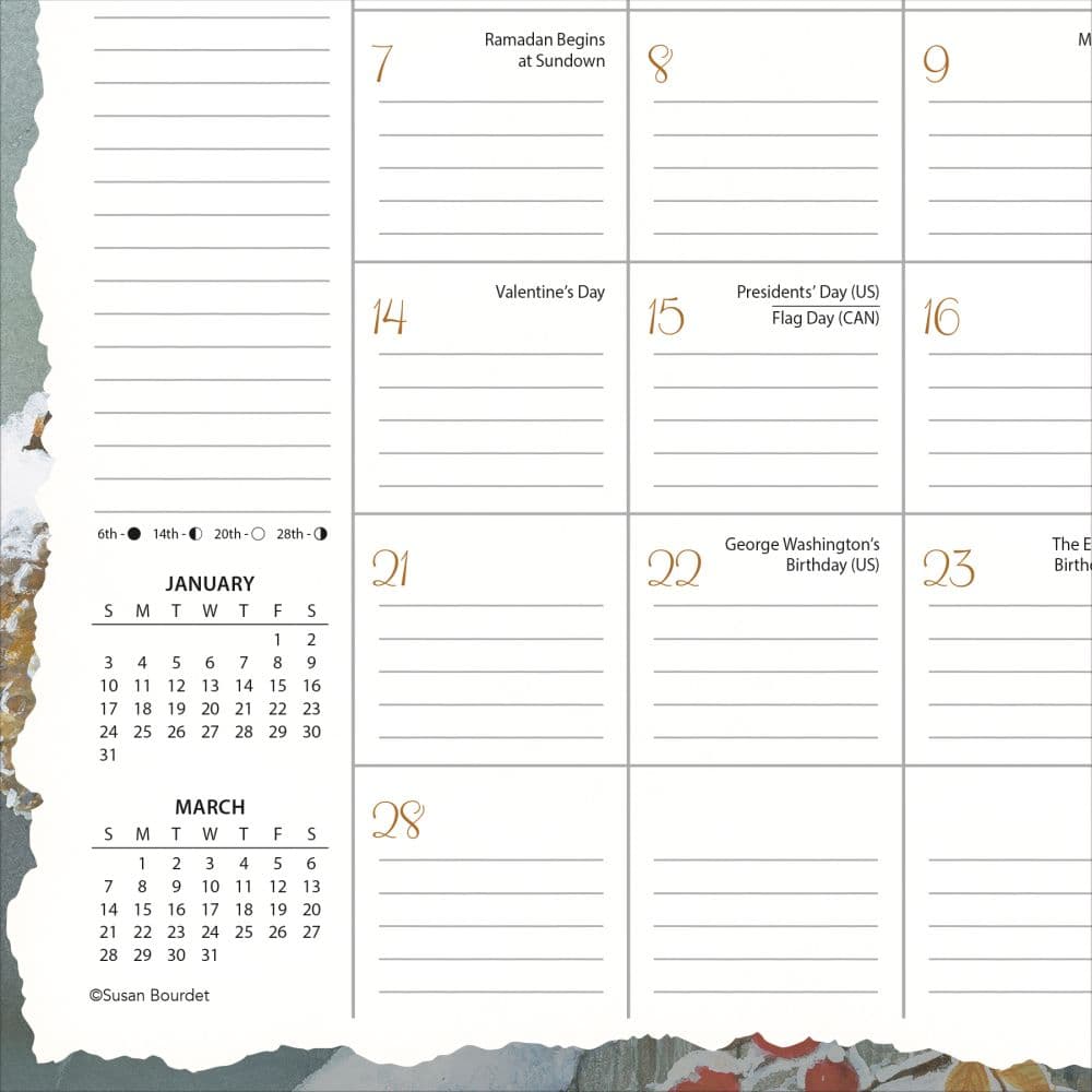 Songbirds 2027 Desk Pad by Susan Winget Second Alternate Image