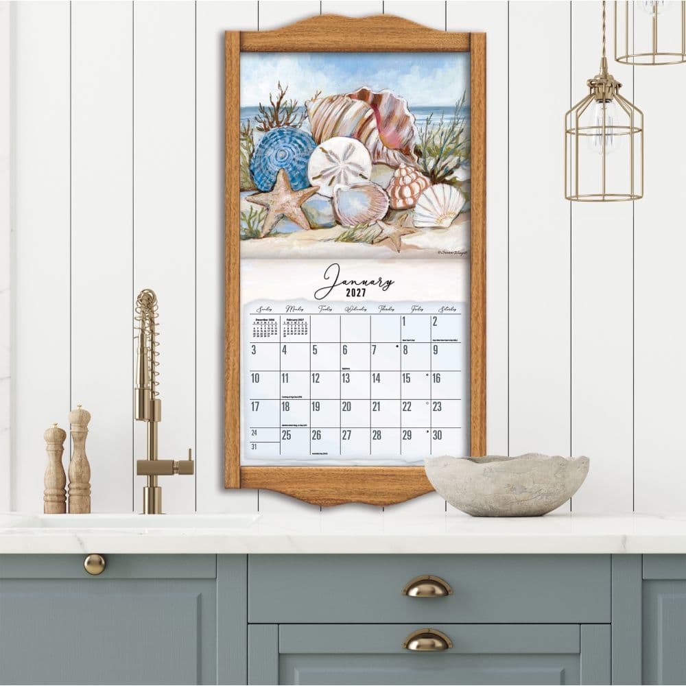 Coastal Shores 2027 Wall Calendar by Susan Winget Sixth Alternate Image