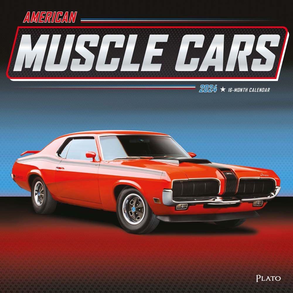 American Muscle Cars 2024 Wall Calendar Main Product Image width=&quot;1000&quot; height=&quot;1000&quot;