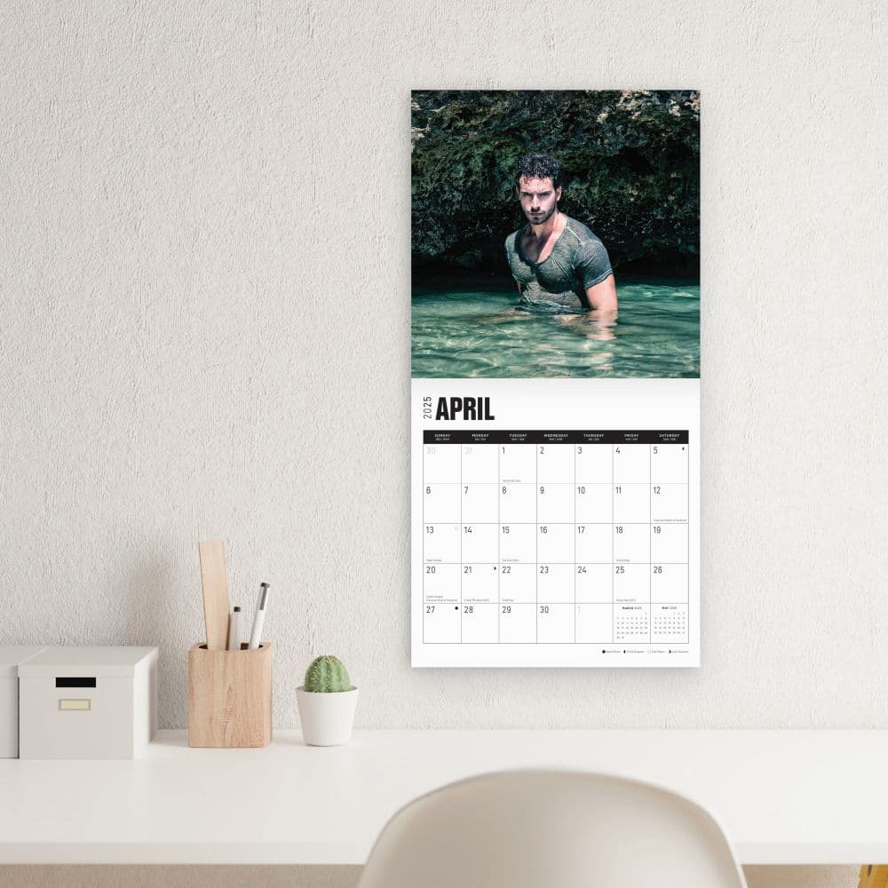 Hot Guys 2025 Wall Calendar
