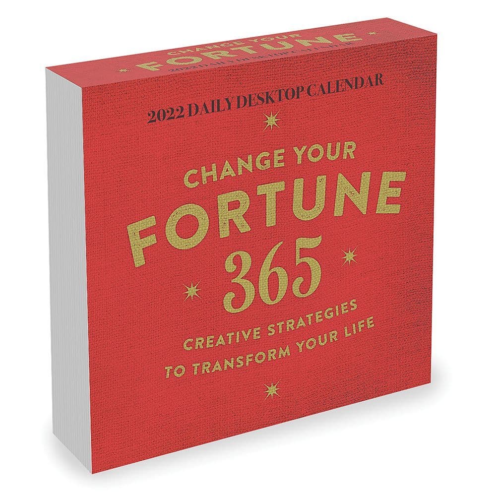 Change Your Fortune 2022 Daily Desktop Calendar - Calendars.com