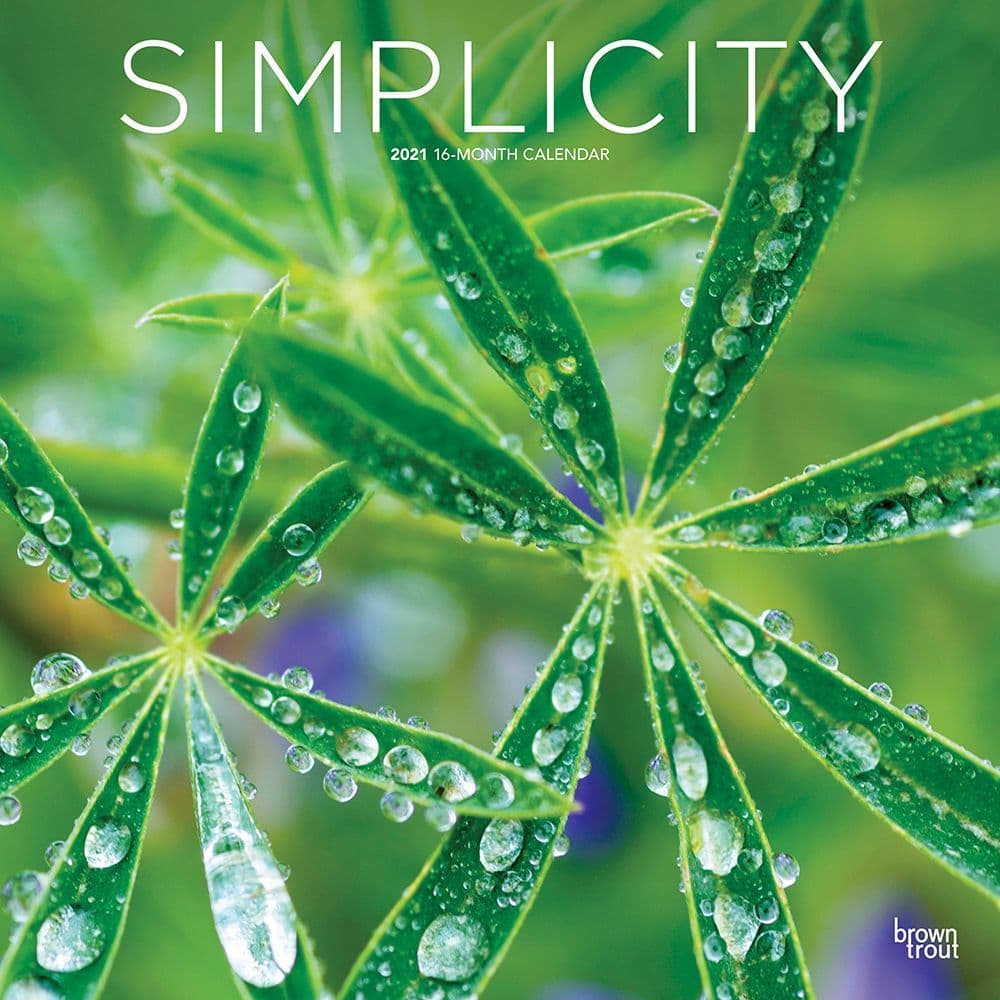 Simplicity Wall Calendar