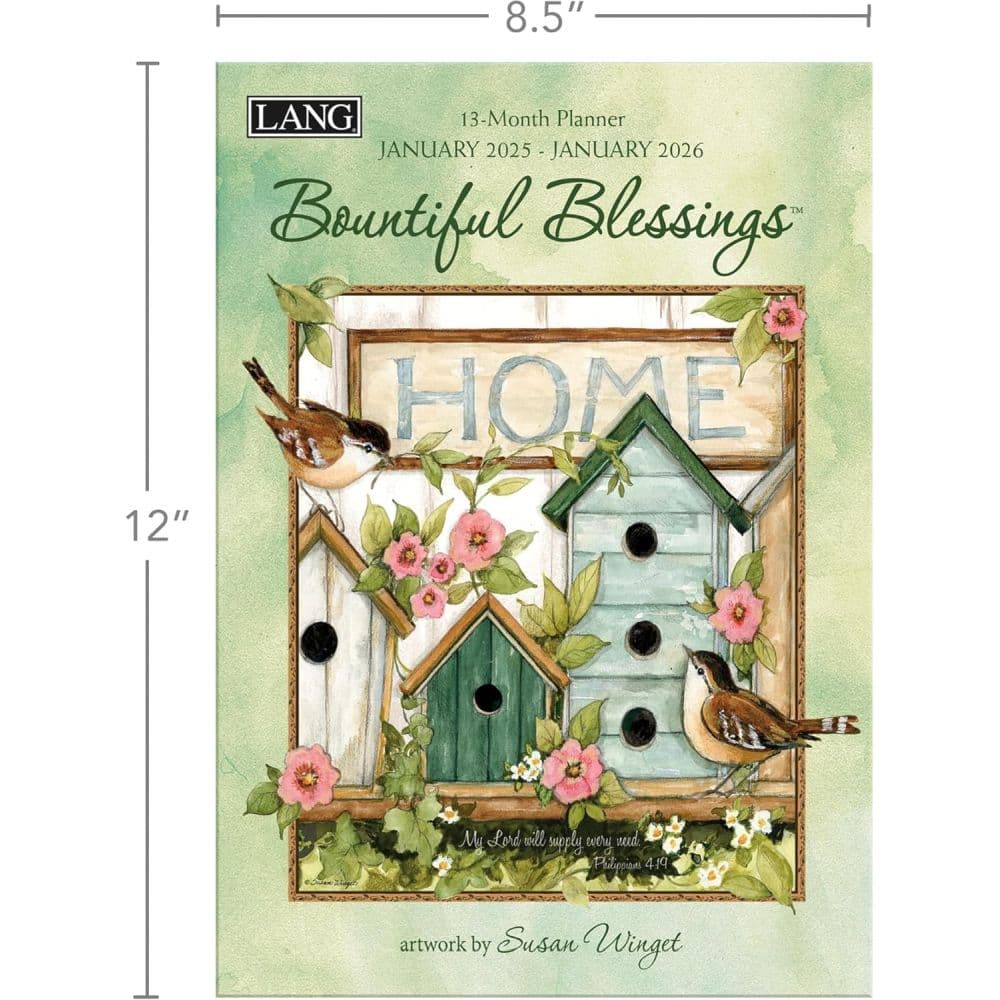 Bountiful Blessings by Susan Winget 2025 Monthly Planner Seventh Alternate Image width=&quot;1000&quot; height=&quot;1000&quot;