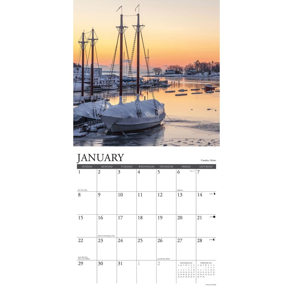 New England Coast 2023 Wall Calendar - Calendars.com