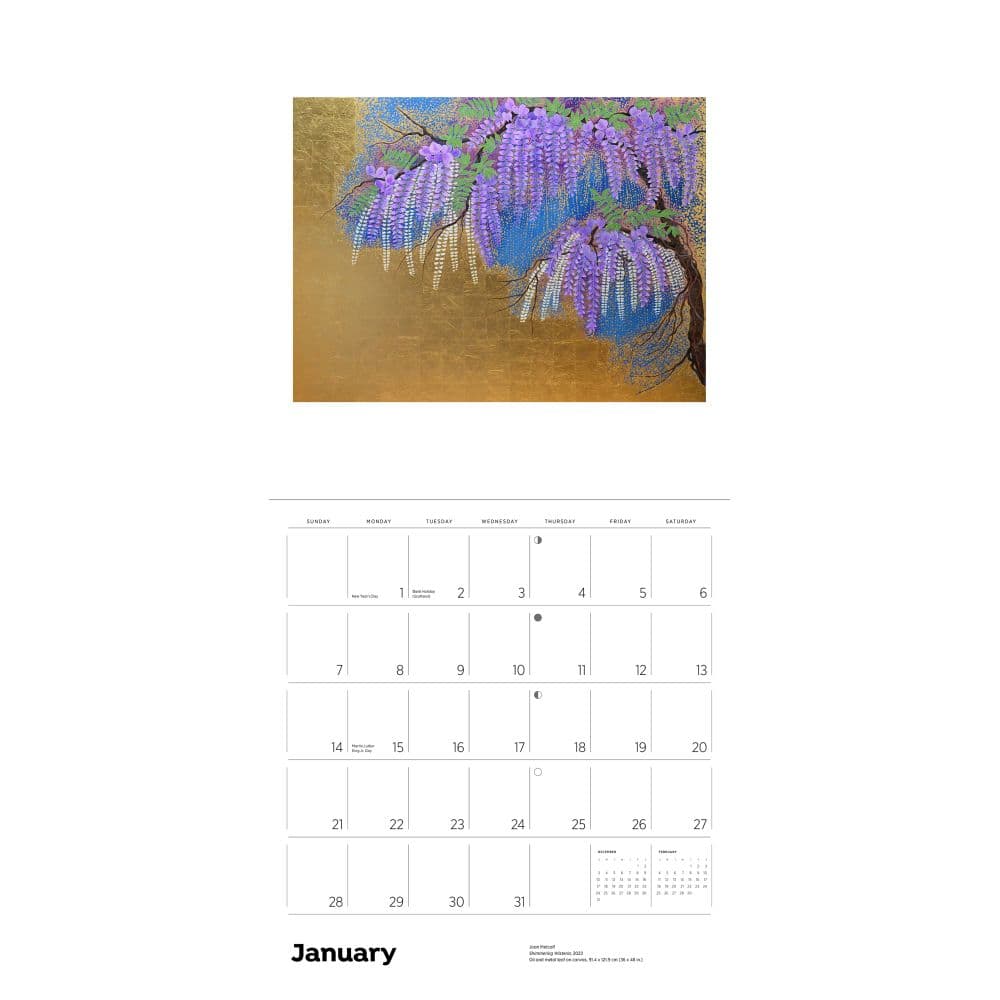 Joan Metcalf Shimmer 2024 Wall Calendar Alternate Image 2