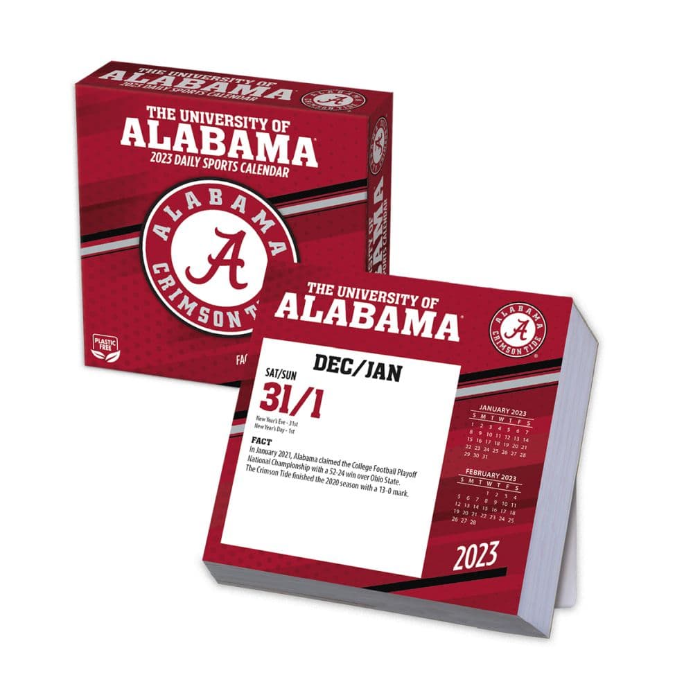 Alabama Crimson Tide 2023 Desk Calendar by Turner Sports Calendars