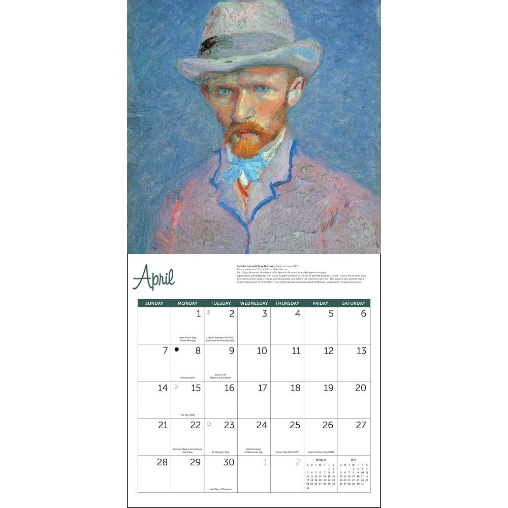 Van Gogh 2024 Wall Calendar