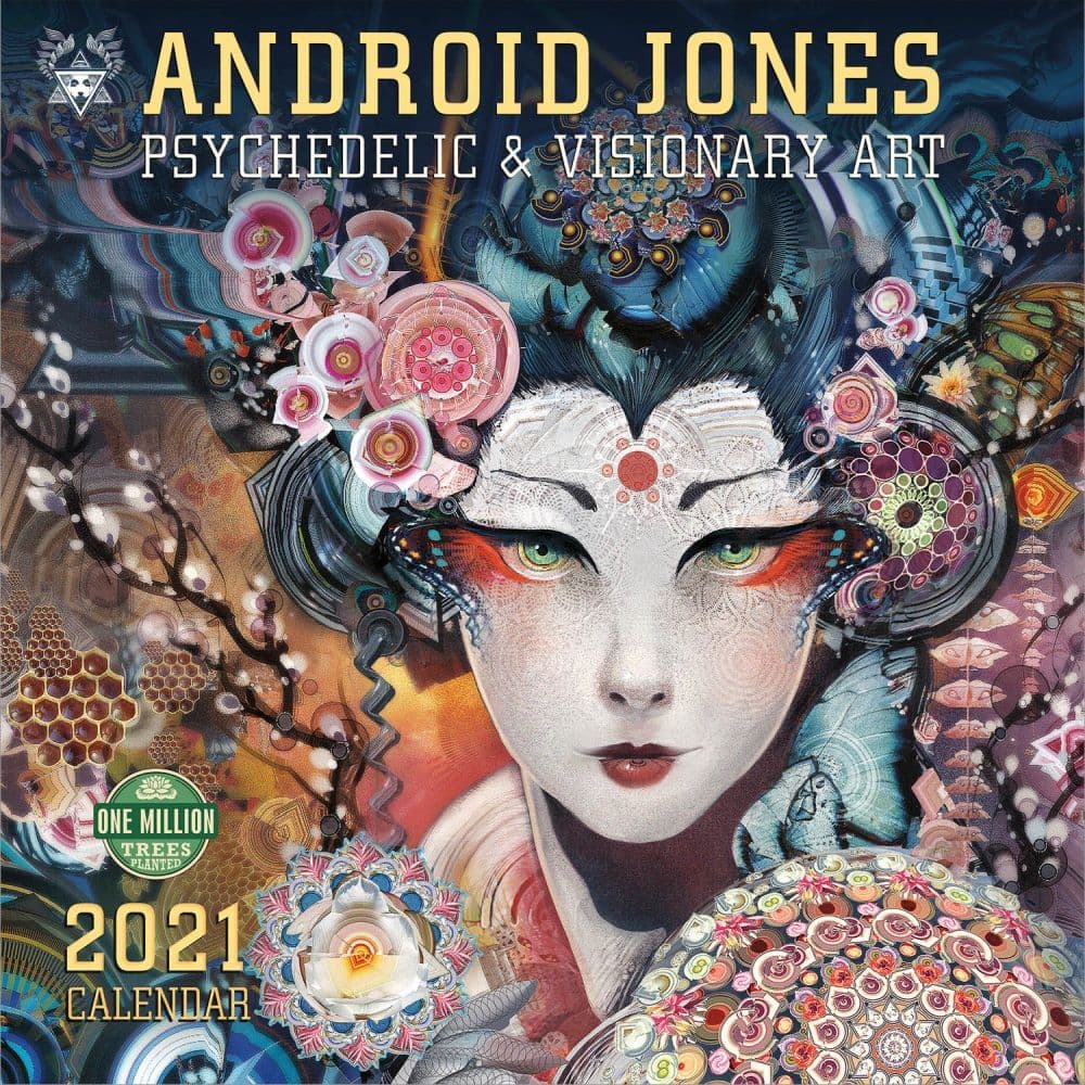 Jones Psychedelic Art Wall Calendar