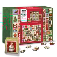 image Vintage Stamps Countdown 500 Piece Puzzle Main Product Image