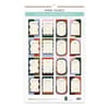 image Modern Tall 2025 Wall Calendar back