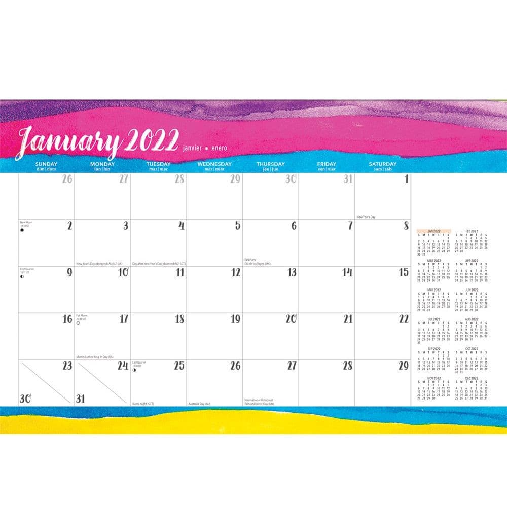 Happy Hues 2022 Desk Pad
