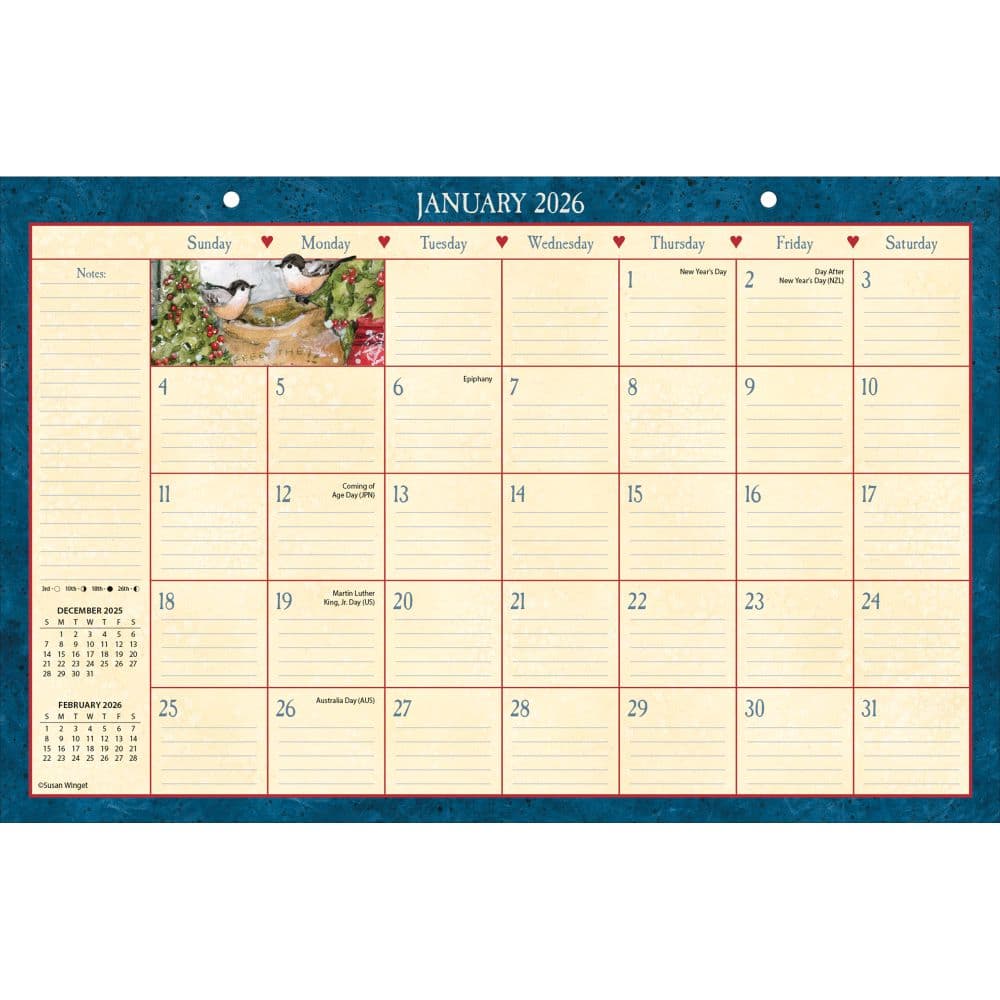 Heart and Home 2026 Desk Pad Alt1