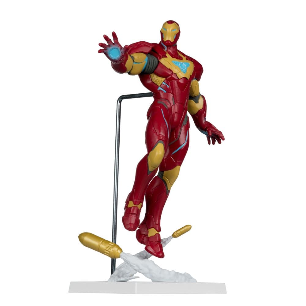 Marvel Rivals Gamerverse 1:6 Iron Man Posed Figure Fourth Alternate Image