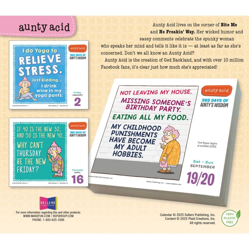 Aunty Acid 2026 Desk Calendar First Alternate Image