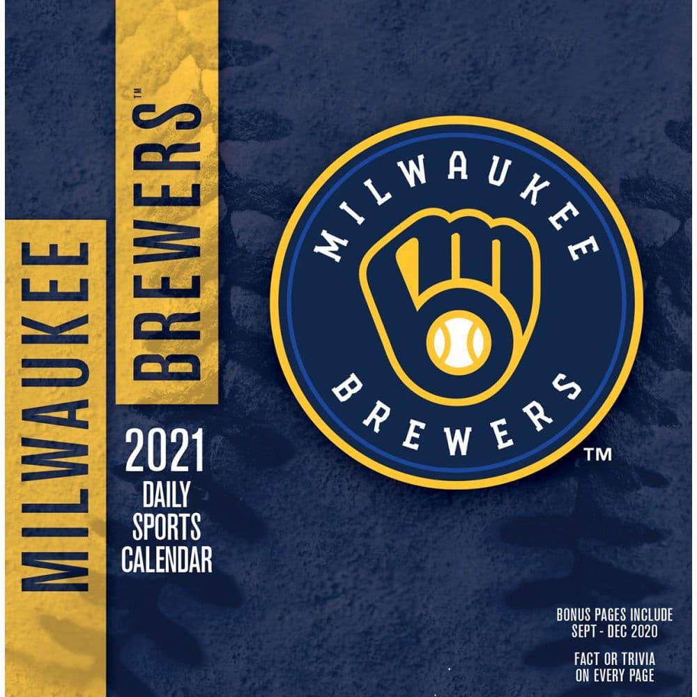 Milwaukee Brewers Desk Calendar Calendars Com