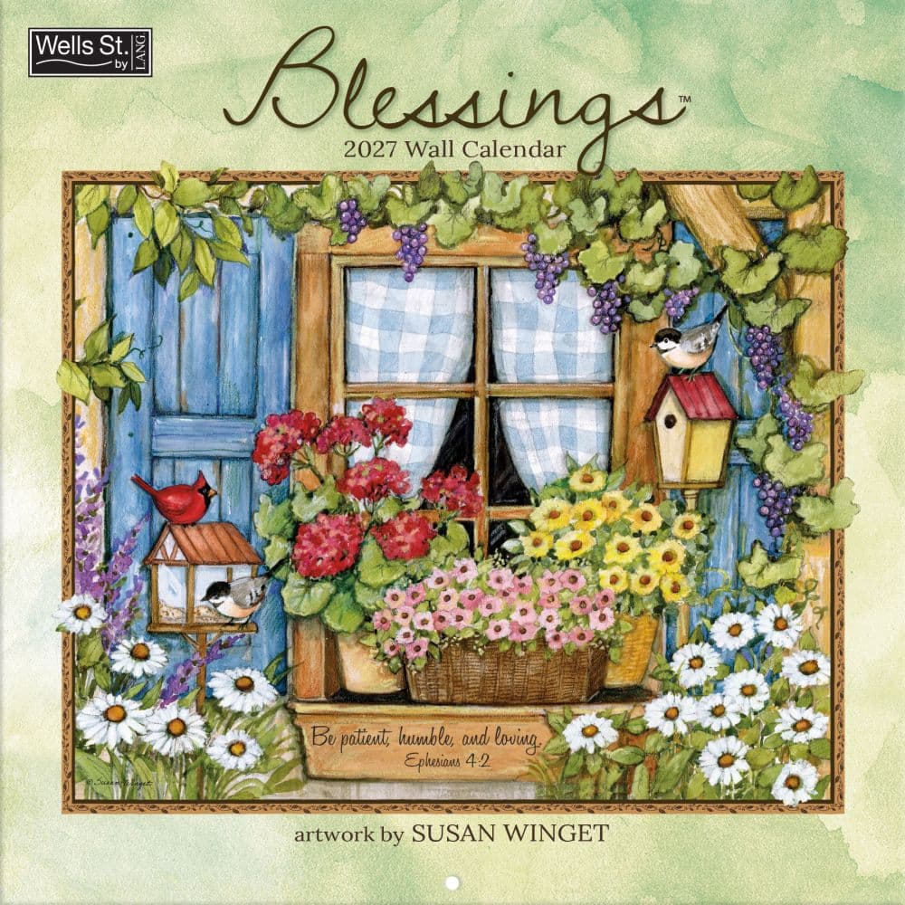 Blessings 2027 Wall Calendar by Susan Winget - Calendars.com