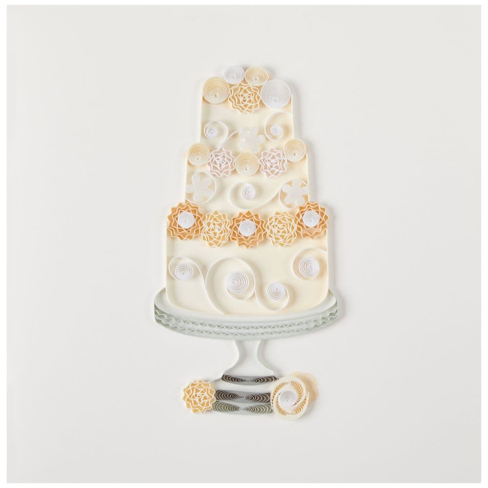 Cake Quilling Wedding Card First Alternate Image width=&quot;1000&quot; height=&quot;1000&quot;