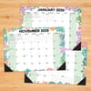 image Succelents Academic 2026 Monthly Small Desk Pad Main Image_ALT1
