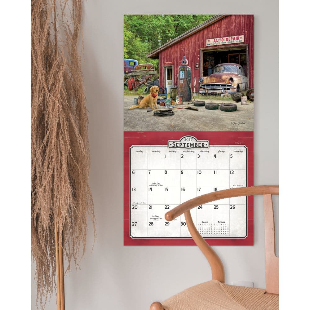 Nostalgic Main Street by Greg Giordano 2026 Wall Calendar Fourth Alternate  Image