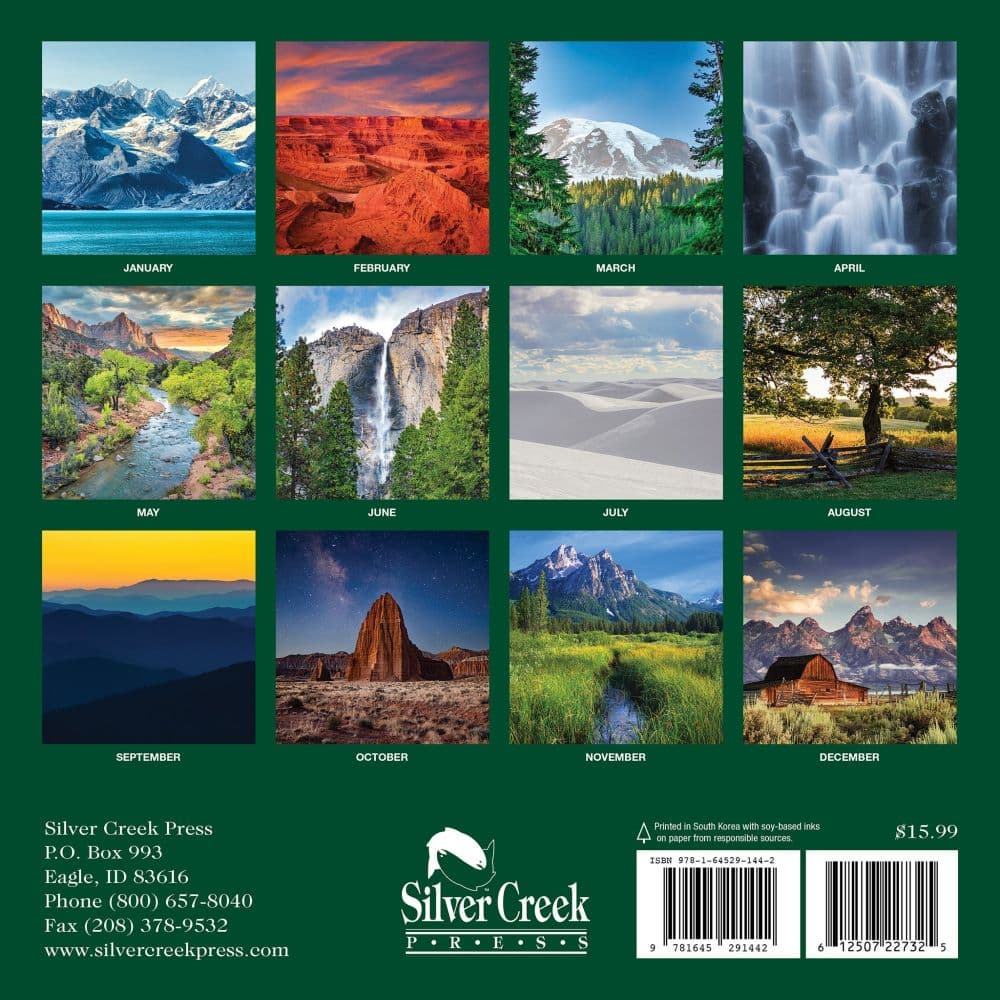 Americas National Parks &amp; Forests 2027 Wall Calendar First Alternate Image