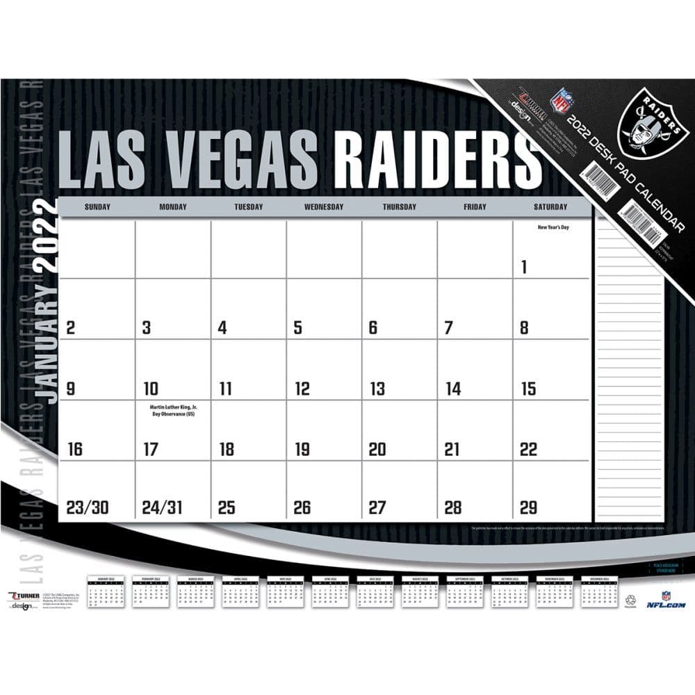 Oakland Raider Desk Calendar 2022 May Calendar 2022