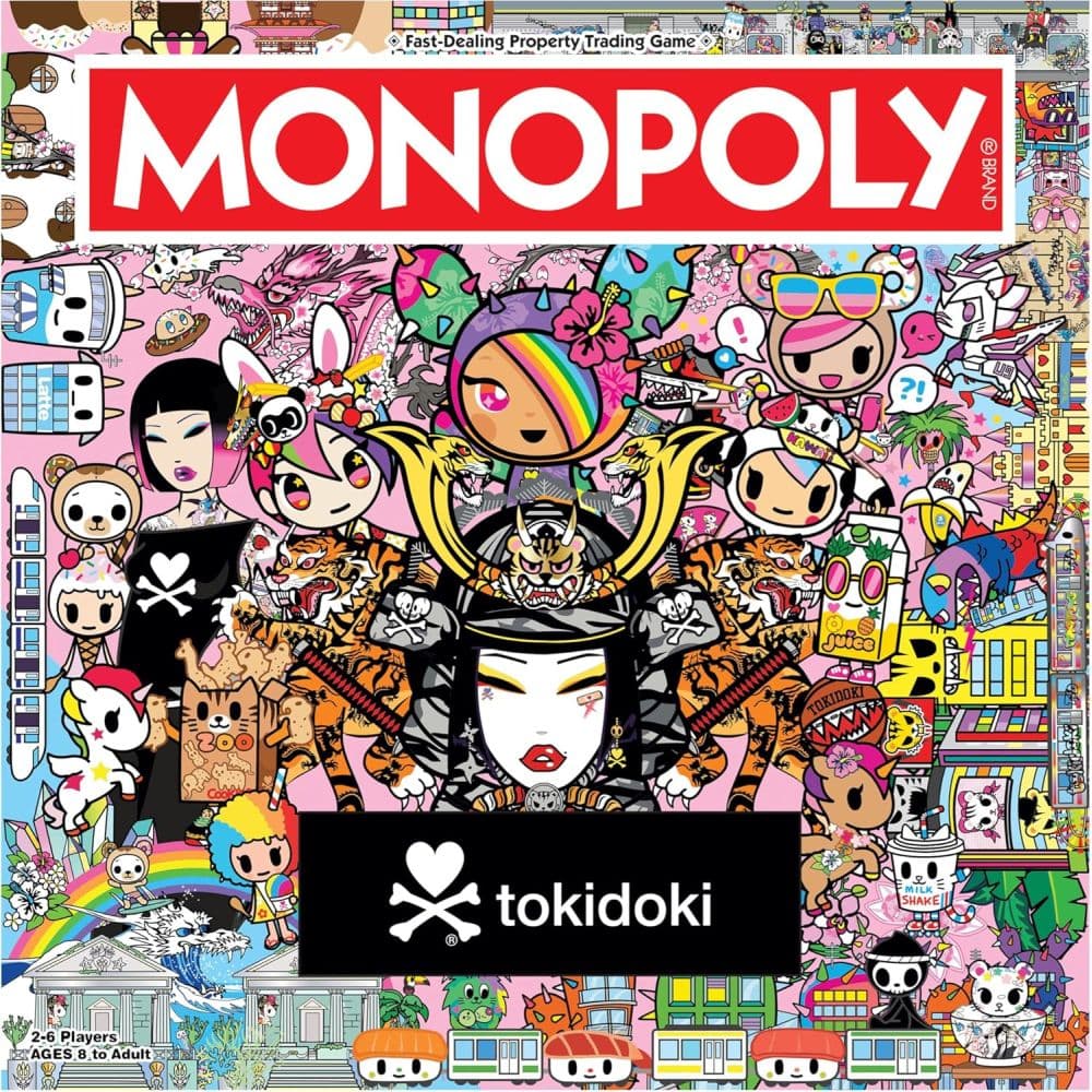 image Monopoly Tokidoki Edition Board Game Main Product Image