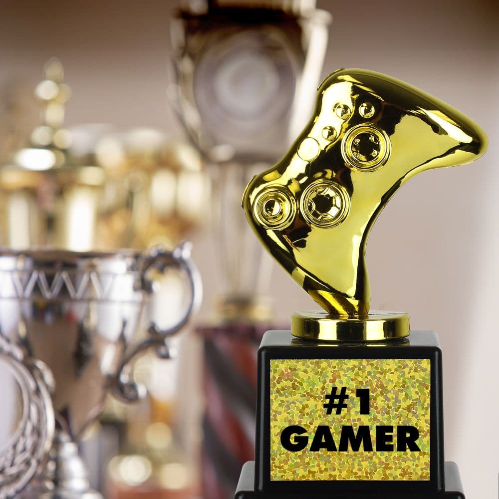 Number 1 Gamer Novelty Trophy Second Alternate Image
