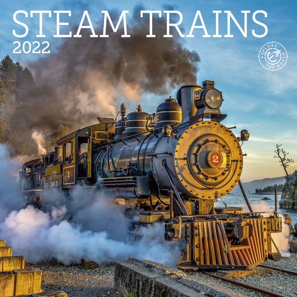 Steam Trains 2022 Mini Wall Calendar - Calendars.com