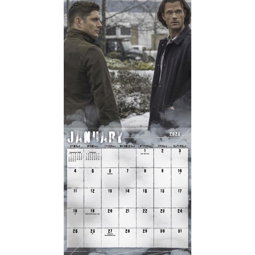 Supernatural Exclusive with Bonus Print 2026 Wall Calendar Second Alternate Image