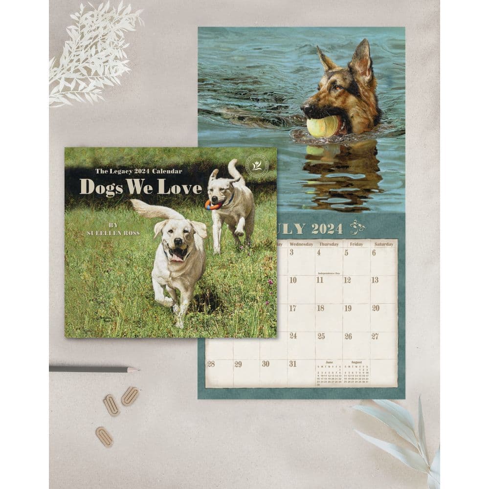 Dogs We Love Ross 2024 Wall Calendar