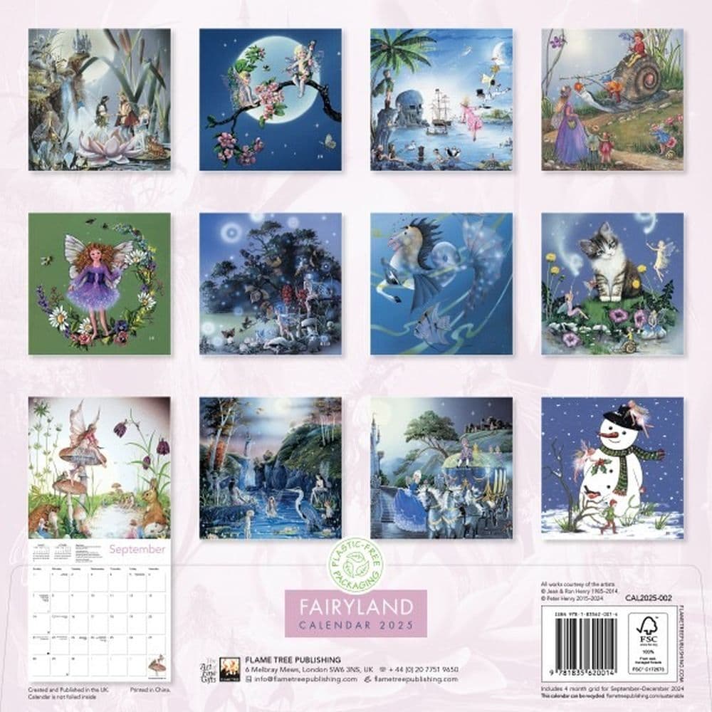 Fairyland 2025 Wall Calendar First Alternate Image