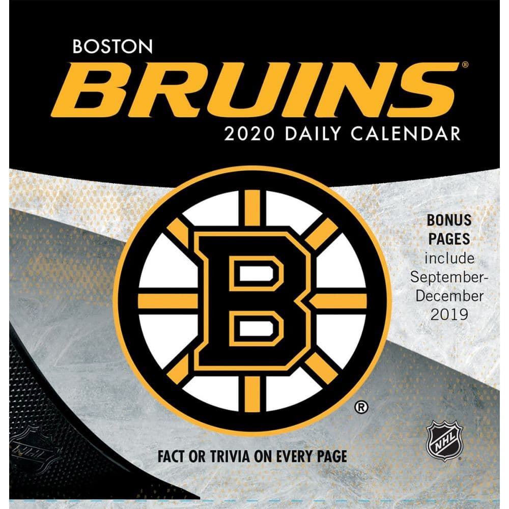 Boston Bruins 2021 calendars