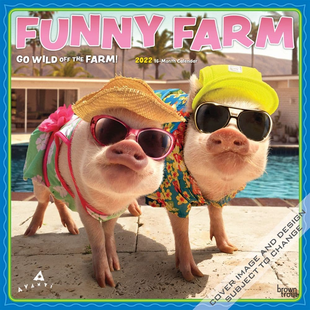 Avanti Funny Farm 2022 Wall Calendar - Calendars.com