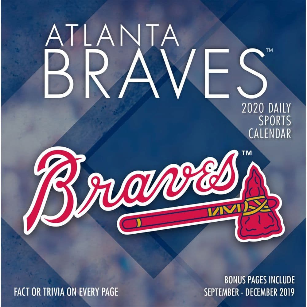 Atlanta Braves Desk Calendar