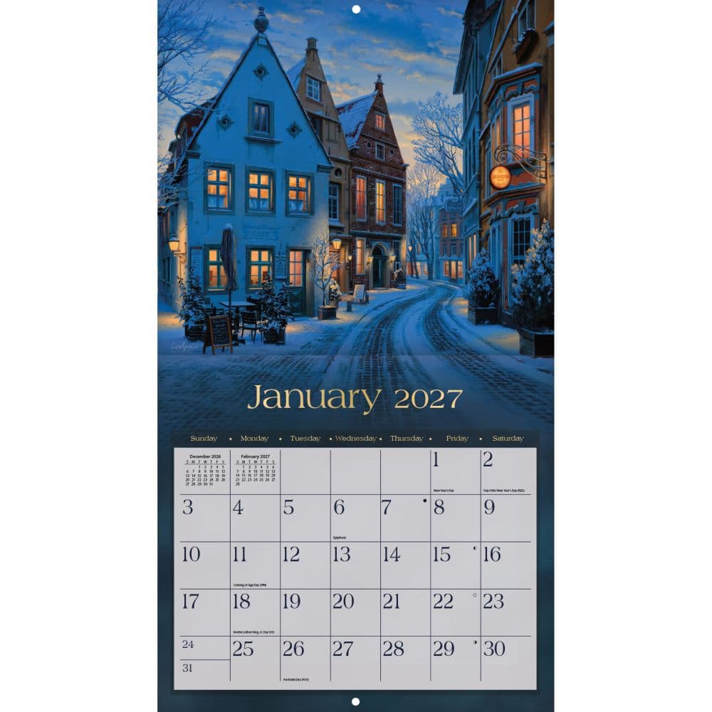 Around the World 2027 Wall Calendar by Evgeny Lushpin Second Alternate Image