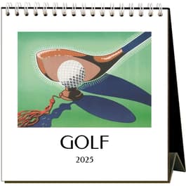 Golf 2025 Easel Calendar