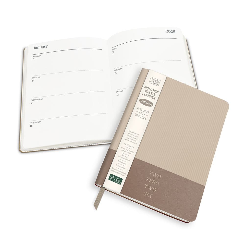 Sand Dollar Textured 2026 Planner Sixth Alternate Image