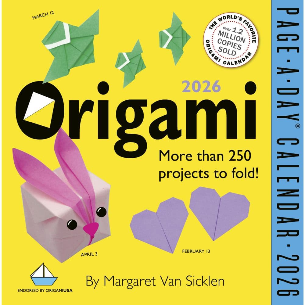 Origami 2026 Desk Calendar Fifth Alternate Image