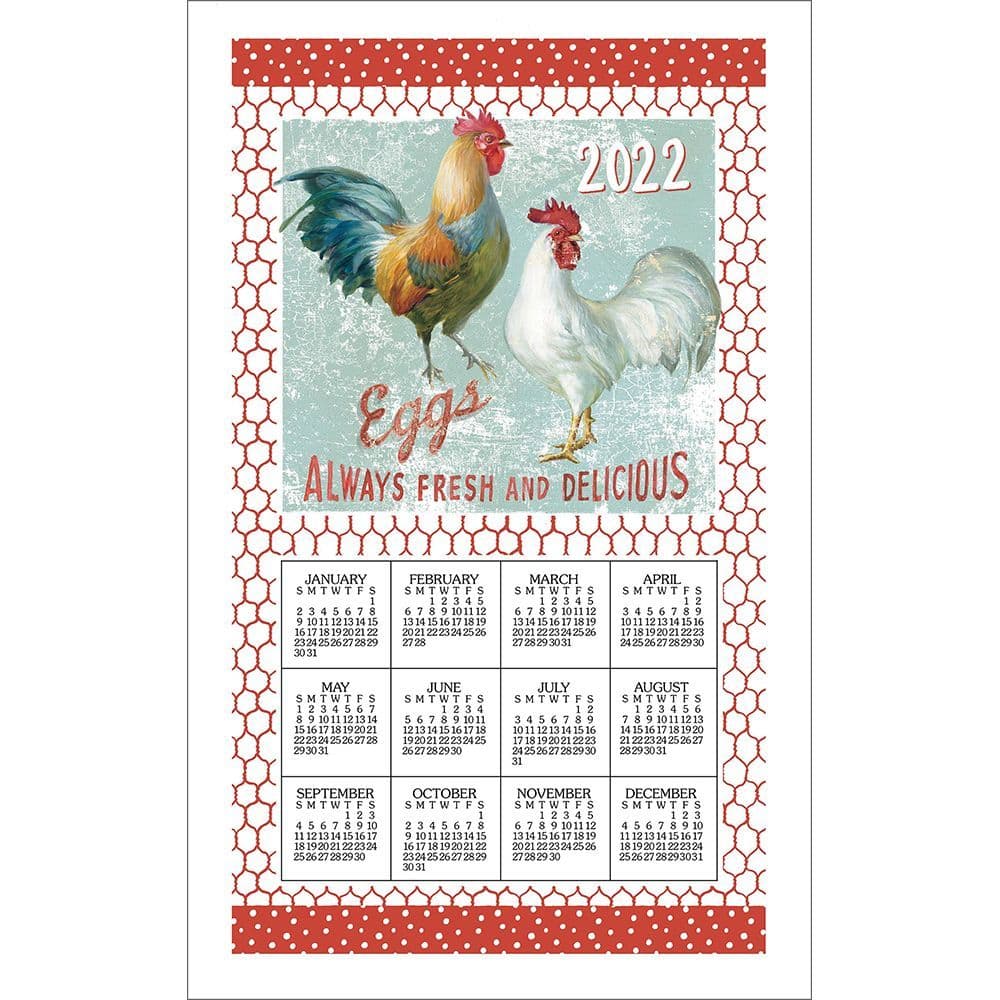 Farm Nostalgia 2022 Kitchen Towel Calendar