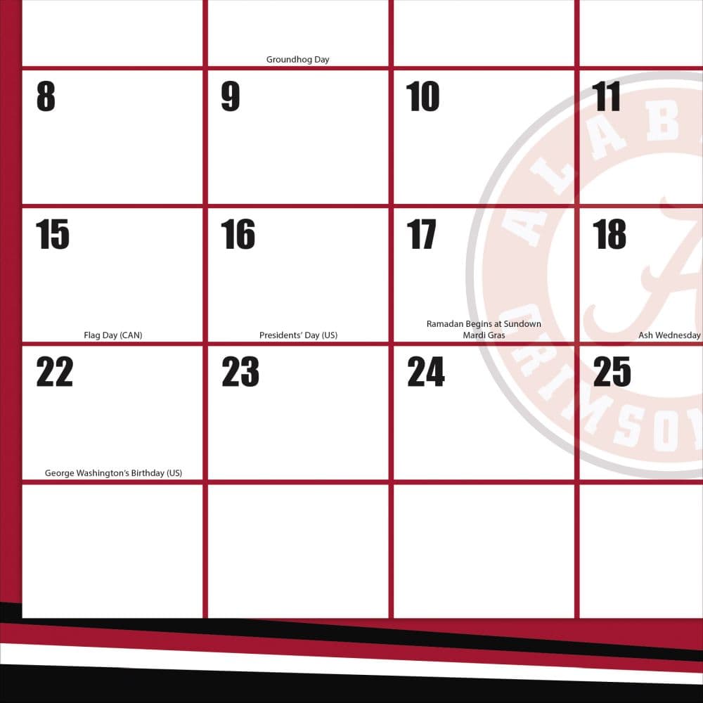 Alabama Crimson Tide 2026 Desk Pad First Alternate Image