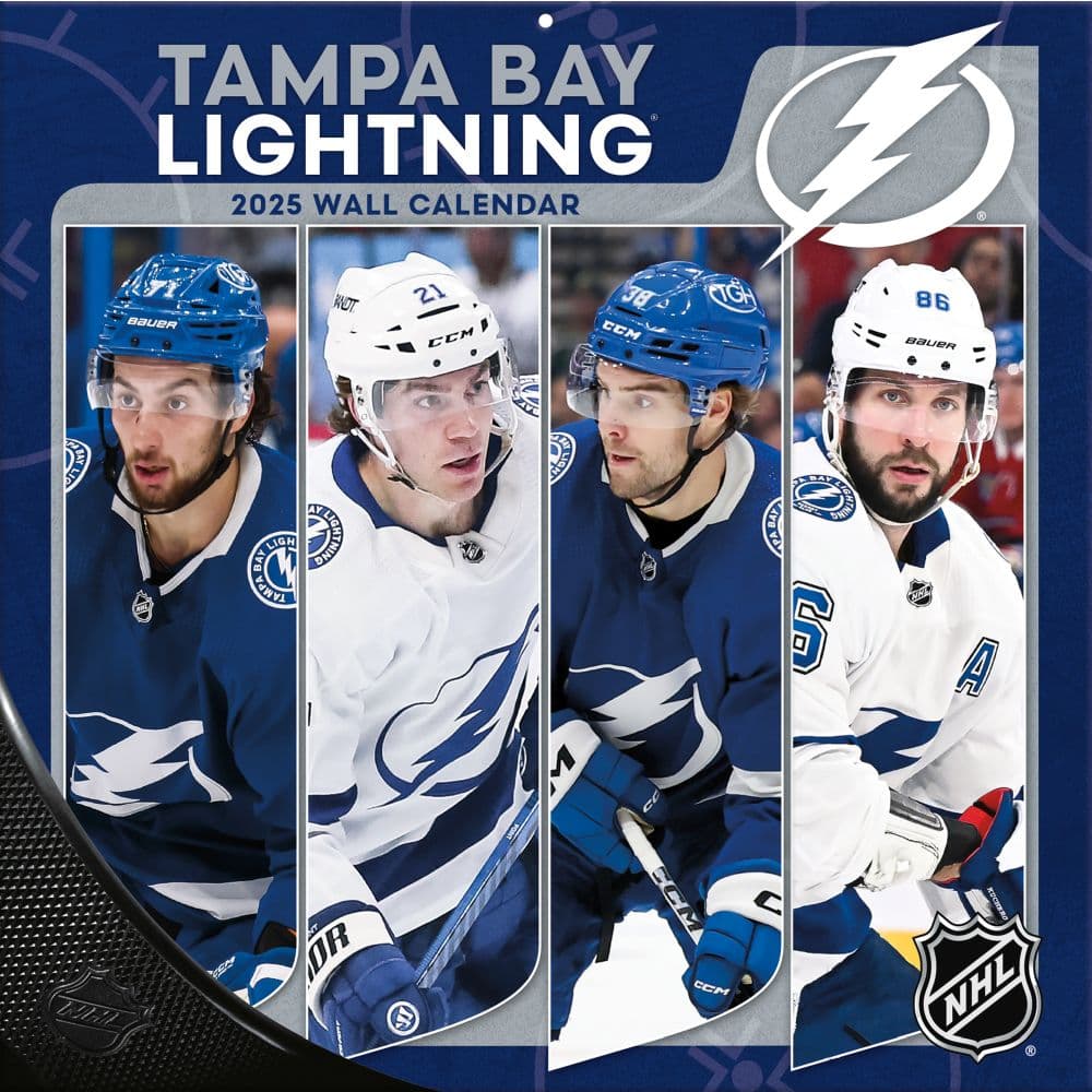 NHL Tampa Bay Lightning 2025 Wall Calendar Main Image