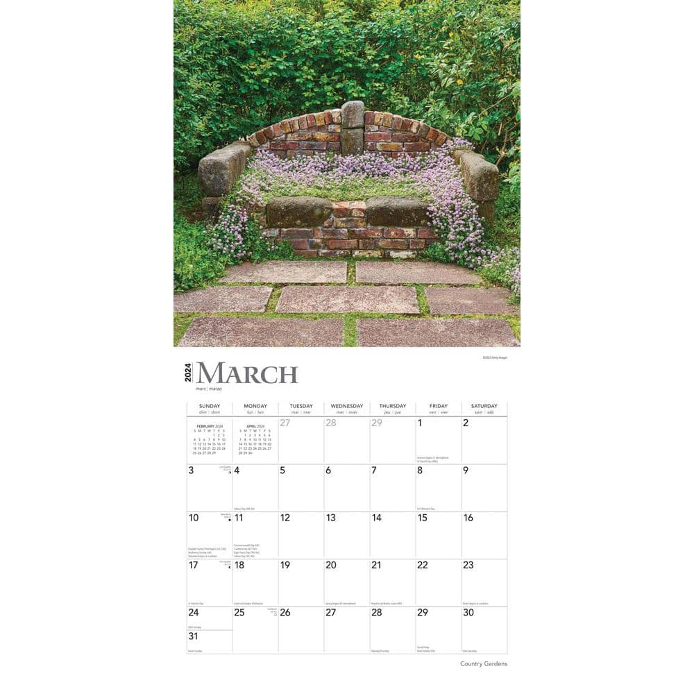 Country Gardens 2024 Wall Calendar Second Alternate Image width=&quot;1000&quot; height=&quot;1000&quot;