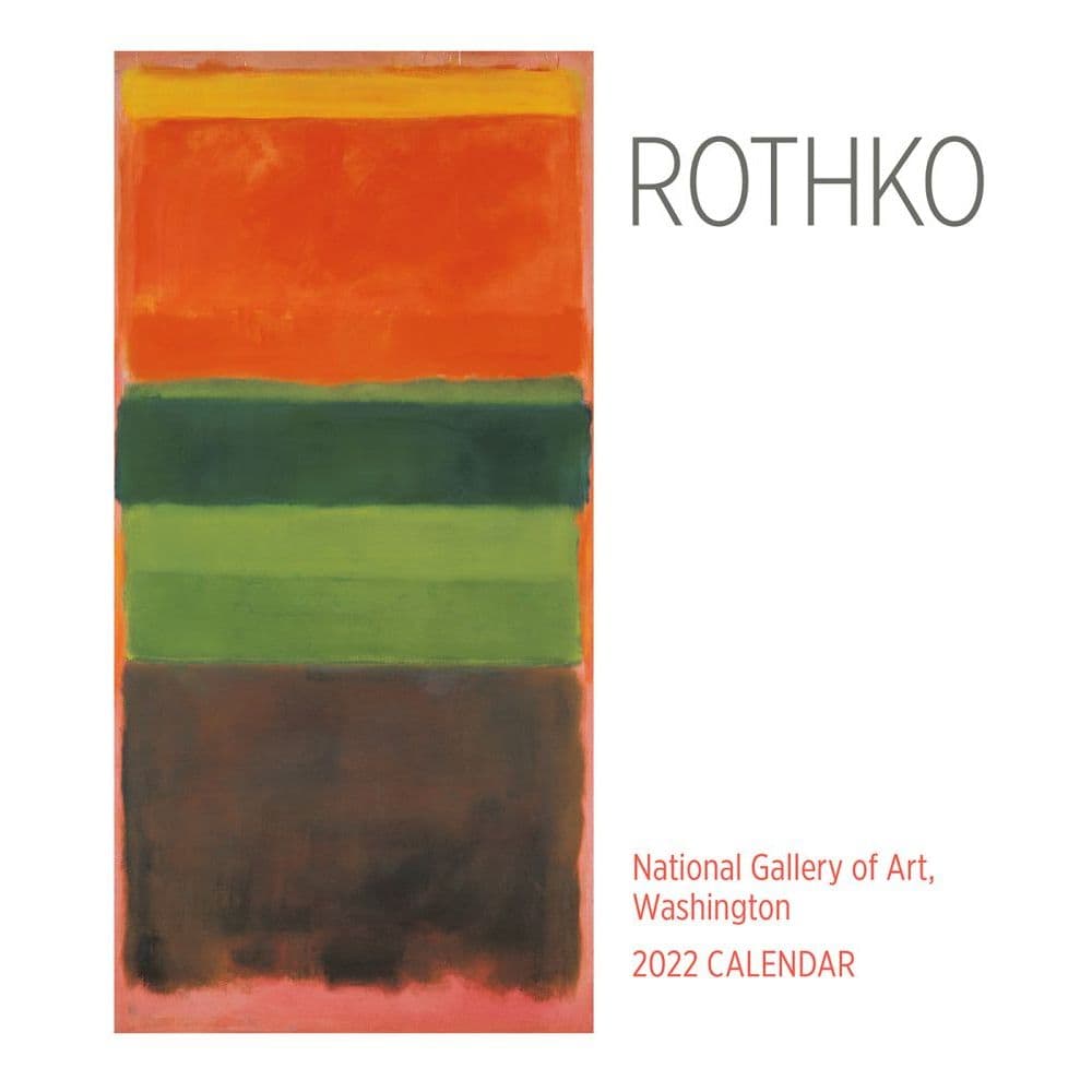 Rothko 2022 Mini Wall Calendar